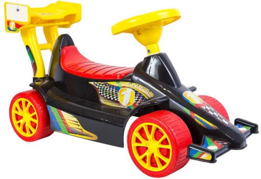 Каталка Rich Toys Гоночный Спорткар Super Sport 1 от 10 месяцев пластик черно-красный ОР894