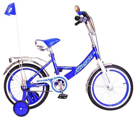 Велосипед Rich Toys BA Дельфин 14"; 1s РОССИЯ синий KG1405