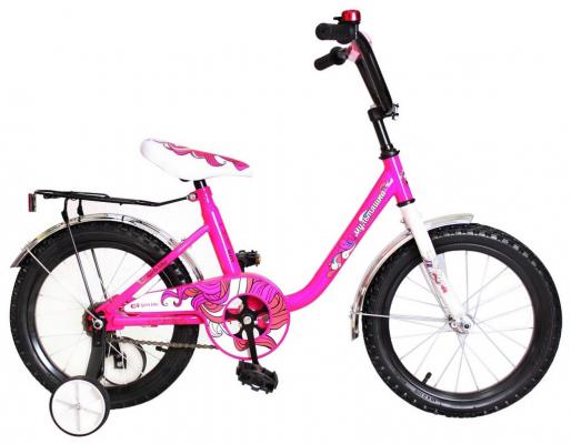Велосипед Rich Toys Мультяшка 1403 14"; 1s розовый XB1403