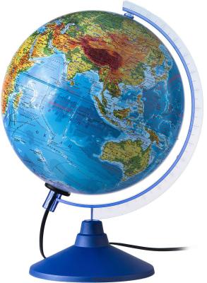 Глобус Земли физико-политический с подсветкой 250 серия Евро Globen Ке012500191