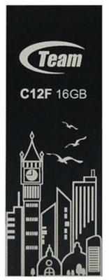 Флешка USB 16Gb Team C12F черный TC12F16GB01