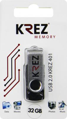 Флешка USB 32Gb Krez 401 черный KREZ401B32