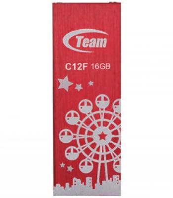 Флешка USB 16Gb Team C12F красный TC12F16GR01