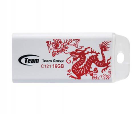Флешка USB 16Gb Team C121 красный дракон TC121216GW01