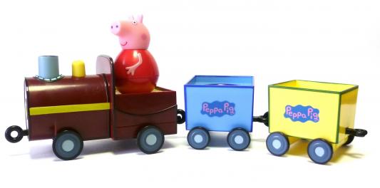 Игровой набор Peppa Pig Поезд Пеппы неваляшки с фигуркой Пеппы 4 предмета 28793