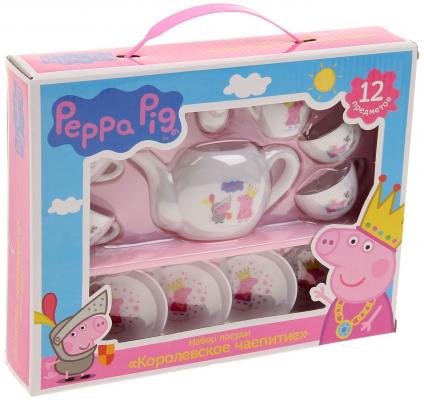 Набор посуды Peppa Pig Королевское чаепитие 12 предметов 29699
