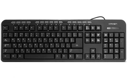 Клавиатура Crown CMK-300 USB черный