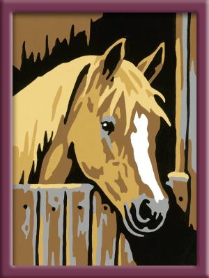 Раскраска по номерам Ravensburger «Лошадь в стойле» от 9 лет