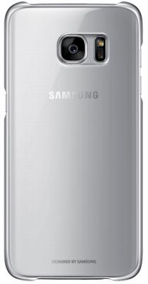 Чехол клип-кейс Samsung для Samsung Galaxy S7 edge Clear Cover серебристый прозрачный EF-QG935CSEGRU