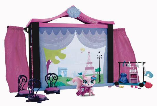 Игровой набор Hasbro Littlest Pet Shop Стильный подиум для показа мод 75 предметов