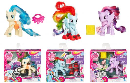 Игровой набор Hasbro My Little Pony Пони с артикуляцией 3 предмета в ассортименте