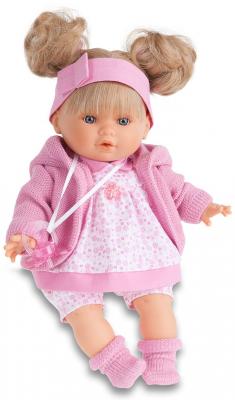 Кукла Munecas Antonio Juan Кристи в розовом 30 см плачущая 1337P