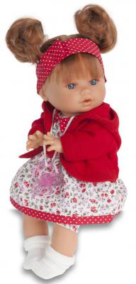 Кукла Munecas Antonio Juan Кристи в красном 30 см плачущая 1337R