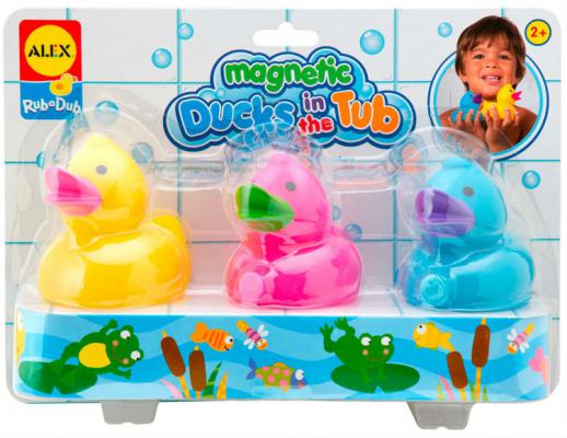 Набор игрушек для ванны ALEX Магнитные уточки 823D