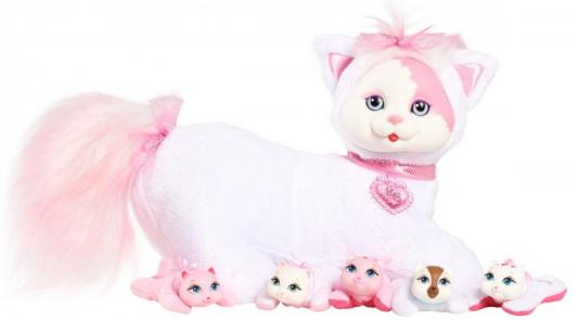 Мягкая игрушка Just Play Кошечка Китти и ее котята искусственный мех белый 36 см 42053 (42050)