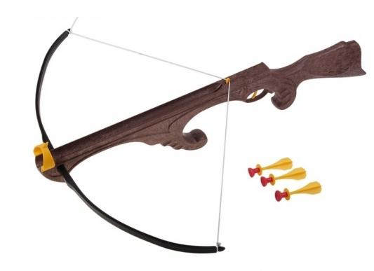 Арбалет Bauer Викинг с тремя стрелами на присосках коричневый