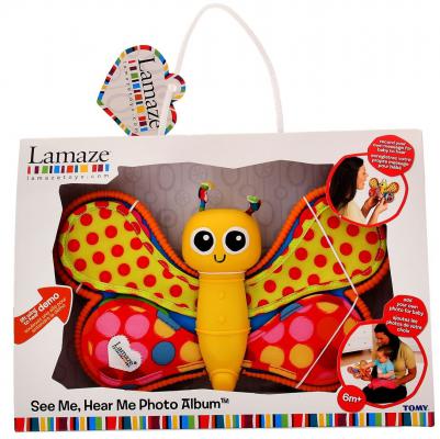 Мягкая игрушка бабочка Tomy Lamaze Смотри и слушай ТО27240 текстиль пластик разноцветный 83094