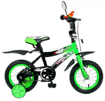 Велосипед Velolider LIDER SHARK 12" 12А-1287GN зеленый/черный