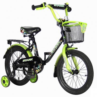 Велосипед Velolider LIDER STARK 16" 16U-009HG черный/зеленый