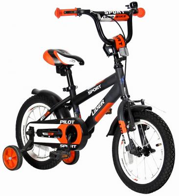 Велосипед Velolider LIDER PILOT 14" LP14HO черный/оранжевый