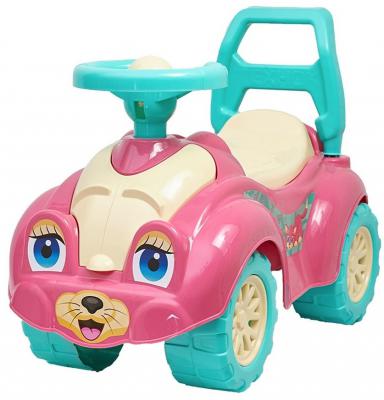 Каталка-машинка R-Toys Zoo Animal Planet Кошка розовый от 8 месяцев пластик Т0823