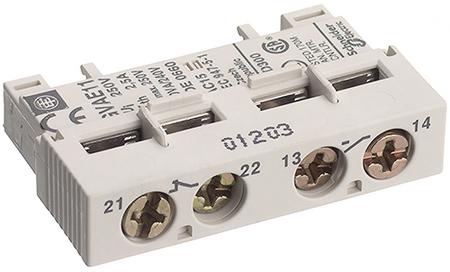 Дополнительный блок контактов но+нз Schneider Electric GVAE11