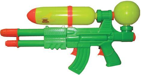 Водный пистолет Тилибом с двумя отверстиями и двумя курками для мальчика Т80373