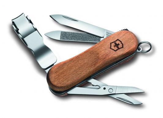 Нож перочинный Victorinox Nail Clip Wood 580 65мм дерево 0.6461.63