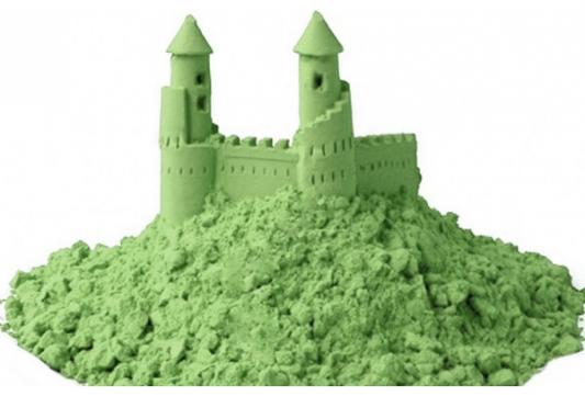 Песок 1 Toy Космический песок Зелёный 3 кг с песочницей и формочками  Т58583