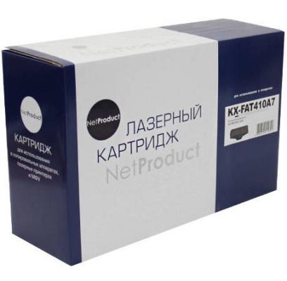 Картридж NetProduct KX-FAT410A/A7 для Panasonic KX-MB1500/1520 черный 2500стр