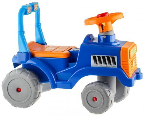 Каталка-трактор R-Toys ОР931 синий от 1 года пластик
