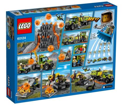 Конструктор LEGO City - База исследователей вулканов 824 элемента 60124
