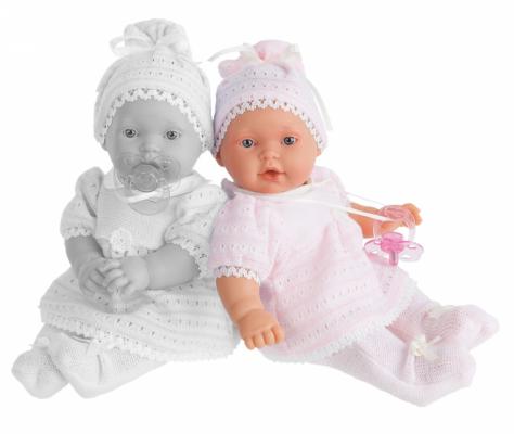 Кукла-младенец Munecas Antonio Juan Лана в розовом 27 см плачущая 1109P