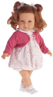 Кукла Munecas Antonio Juan Нина в ярко-розовом 55 см со звуком 1882C