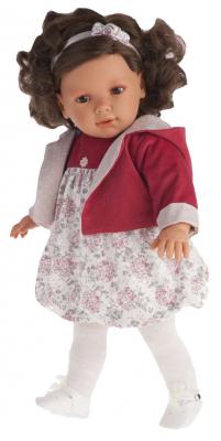 Кукла Munecas Antonio Juan Аделина в красном 55 см говорящая смеющаяся 1888R