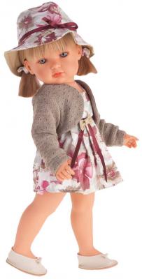Кукла Munecas Antonio Juan Белла в шляпке, блондинка 45 см 2808P