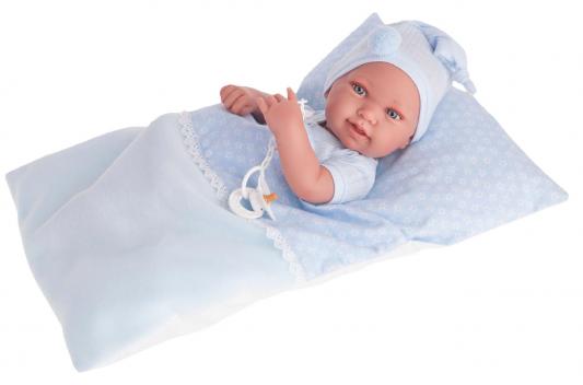 Кукла-младенец Munecas Antonio Juan Пипо (мальчик) в голубом 42 см 5055B