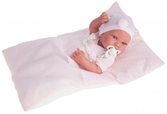 Кукла-младенец Munecas Antonio Juan Пипа в розовом 42 см 5056P