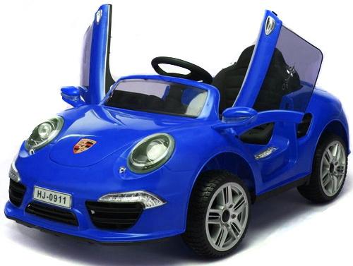 Электромобиль "Porsche 911"; 1TOY Синий Т58723