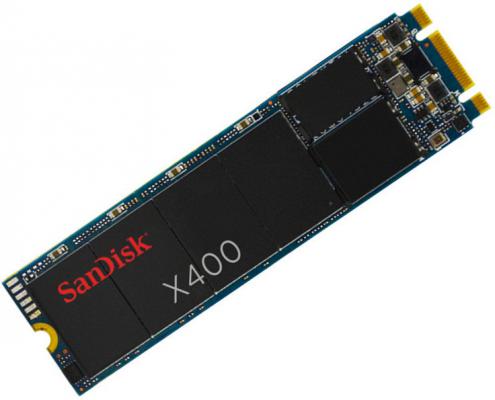 Твердотельный накопитель SSD M.2 128 Gb SanDisk X400 SD8SN8U-128G-1122 Read 540Mb/s Write 520Mb/s TLC