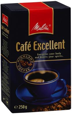 Кофе Melitta Excellent 250гр жареный молотый 00284