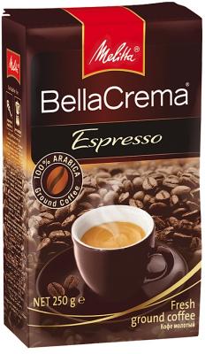 Кофе молотый Melitta BellaCrema Espresso 00437 250 грамм