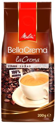 Кофе Melitta BellaCrema Cafe LaCrema 200гр жареный в зернах 00800