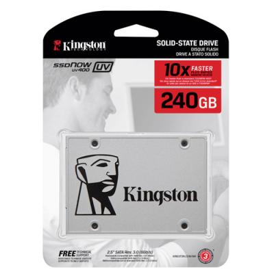 Твердотельный накопитель SSD 2.5" 240 Gb Kingston SUV400S37/240G Read 550Mb/s Write 490Mb/s TLC