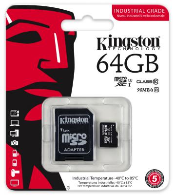 Карта памяти Micro SDXC 64GB Class 10 Kingston SDCIT/64GB + адаптер SD
