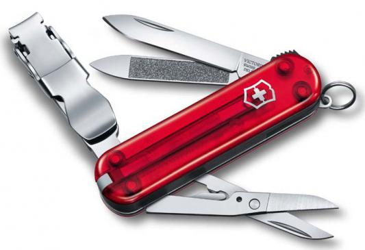 Нож перочинный Victorinox Nail Clip 580 0.6463 65мм 8 функций красный