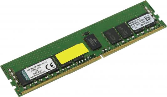 Оперативная память 16Gb PC4-19200 2400MHz DDR4 DIMM CL17 ECC Kingston KVR24R17S4/16