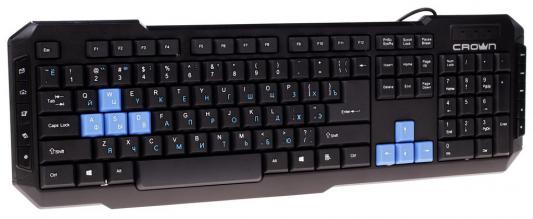 Клавиатура Crown CMK-314 USB черный