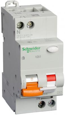 Дифференциальный автоматический выключатель Schneider Electric АД63 1П+Н 25A 30MA C 11474