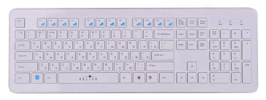 Клавиатура Oklick 540S USB белый